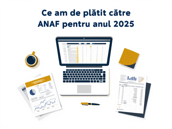 ce am de platit catre ANAF pentru anul 2025